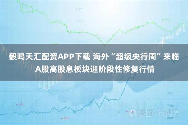 毅鸣天汇配资APP下载 海外“超级央行周”来临 A股高股息板块迎阶段性修复行情